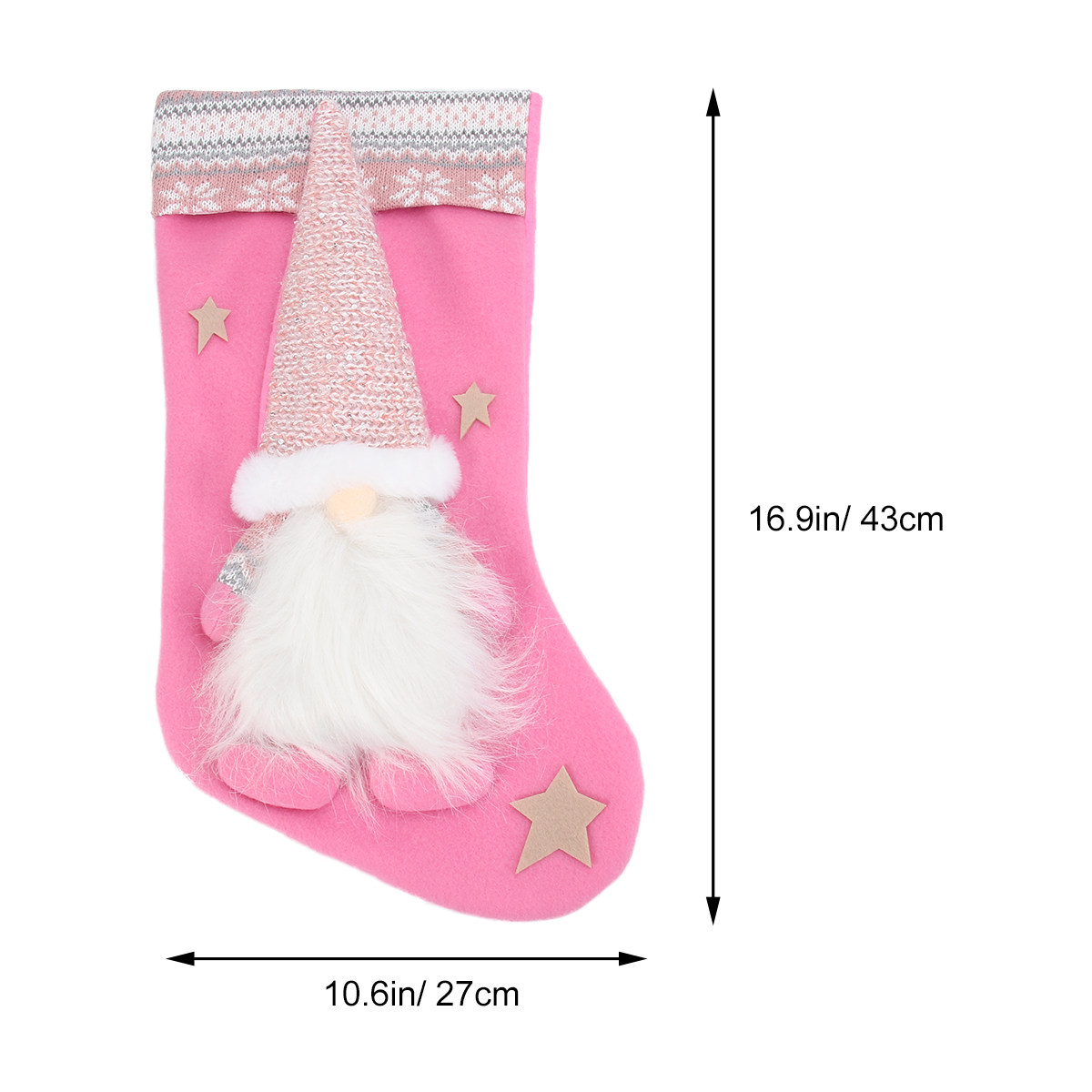 1個入り クリスマスストッキング ハンギングポーチ フェイス - Christmas Stocking Hanging のレビューと価格
