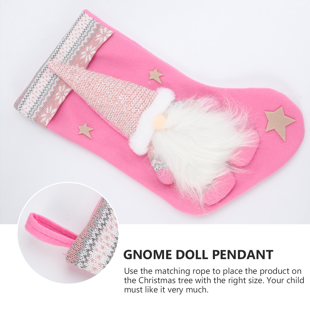 1個入り クリスマスストッキング ハンギングポーチ フェイス - Christmas Stocking Hanging のレビューと価格