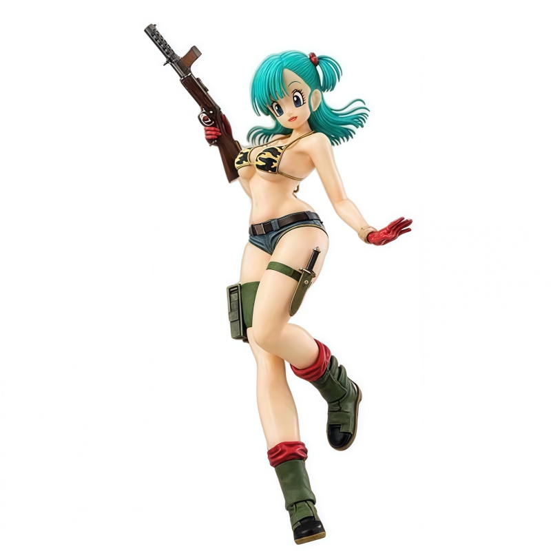 ドラゴンボール Z アニメ人形ブルマフィギュアモデル人形迷彩 - Ornament Ball Set のレビューと価格