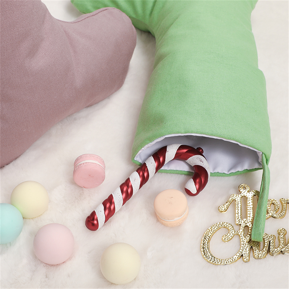 リネン製クリスマスストッキング、ナチュラル無地ソックス、暖炉 - Christmas Stocking Hanging のレビューと価格