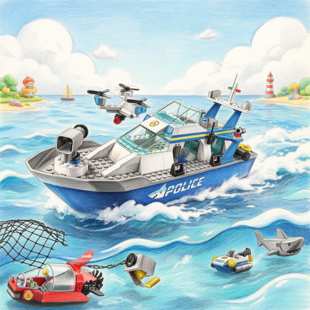 シティシリーズ ビルディングブロック 海上警備隊パトロールボ - Lego Set Creator のレビューと価格