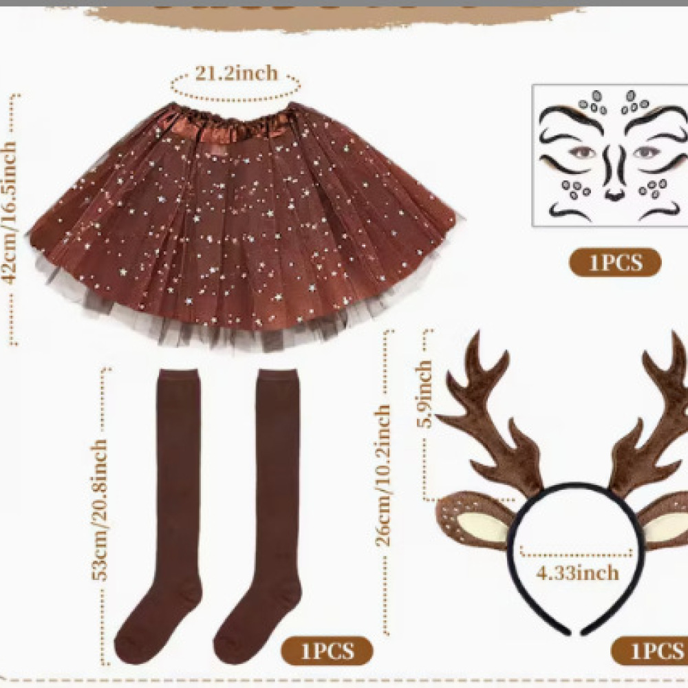 装飾的なクリスマスのトナカイの角のヘアフープ、ホリデーパーテ - Reindeer Antlers Headband のレビューと価格