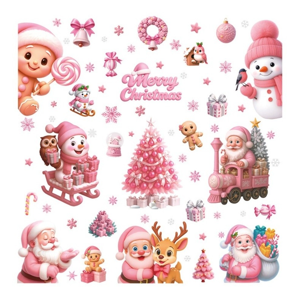 取り外し可能な PVC ウィンドウステッカー スノーフレーク - Snowflake Window Decal のレビューと価格
