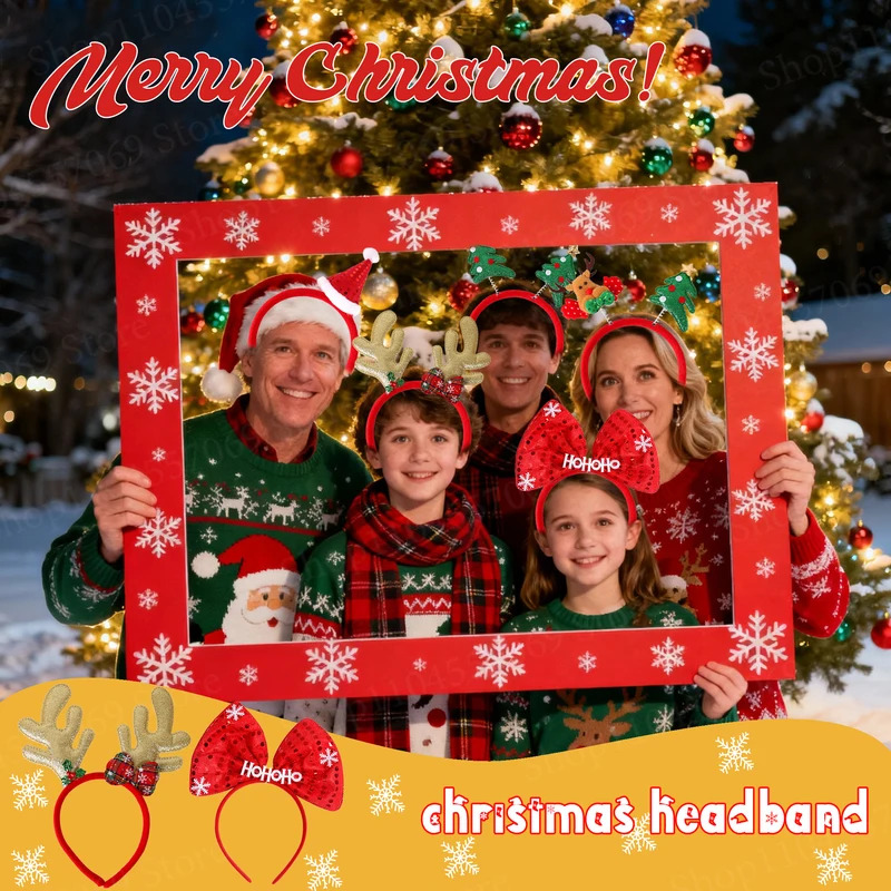 12-120 個クリスマスヘッドバンドクリスマスパーティーの - Reindeer Antlers Headband のレビューと価格