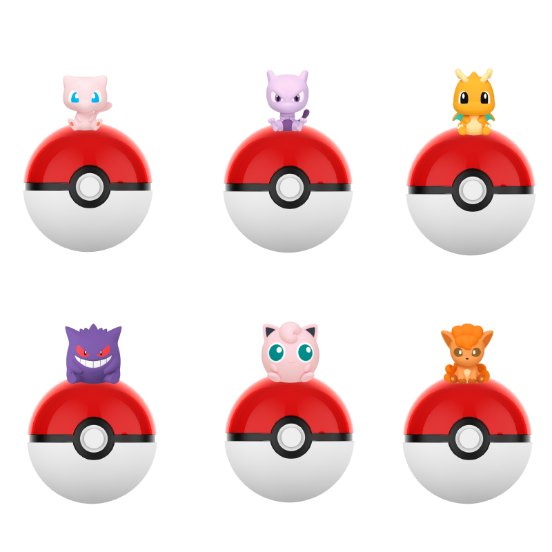 ポケモンアニメポケボールミニフィギュアミュウツーゲンガードラ - Ornament Ball Set のレビューと価格