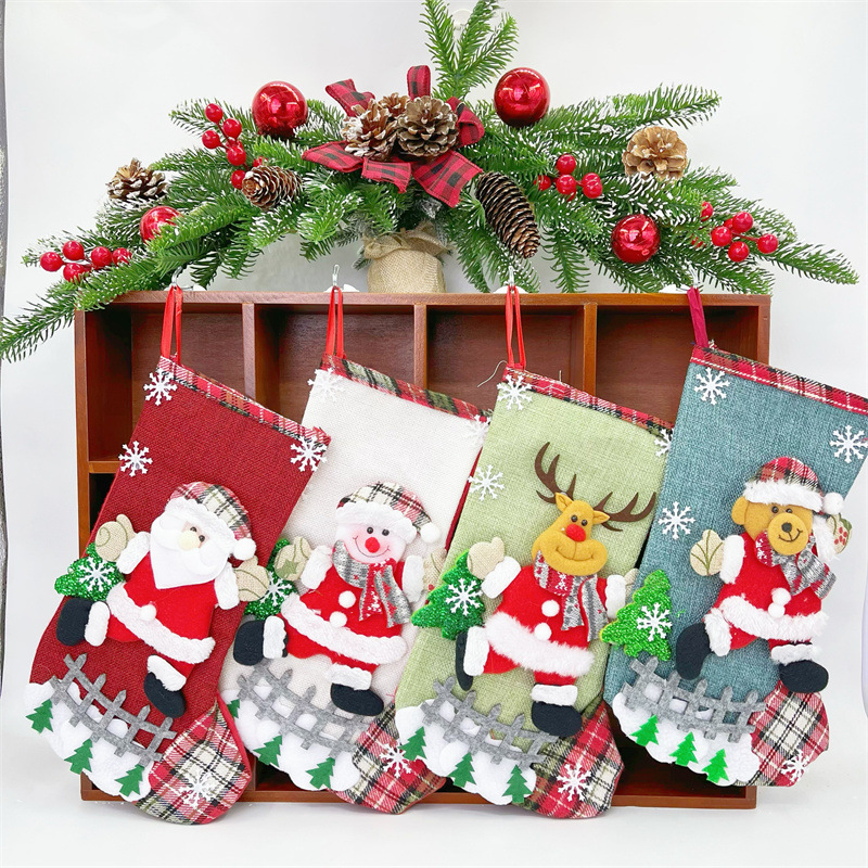 31 センチメートル大型クリスマスストッキングクリスマス装飾 - Christmas Stocking Hanging のレビューと価格
