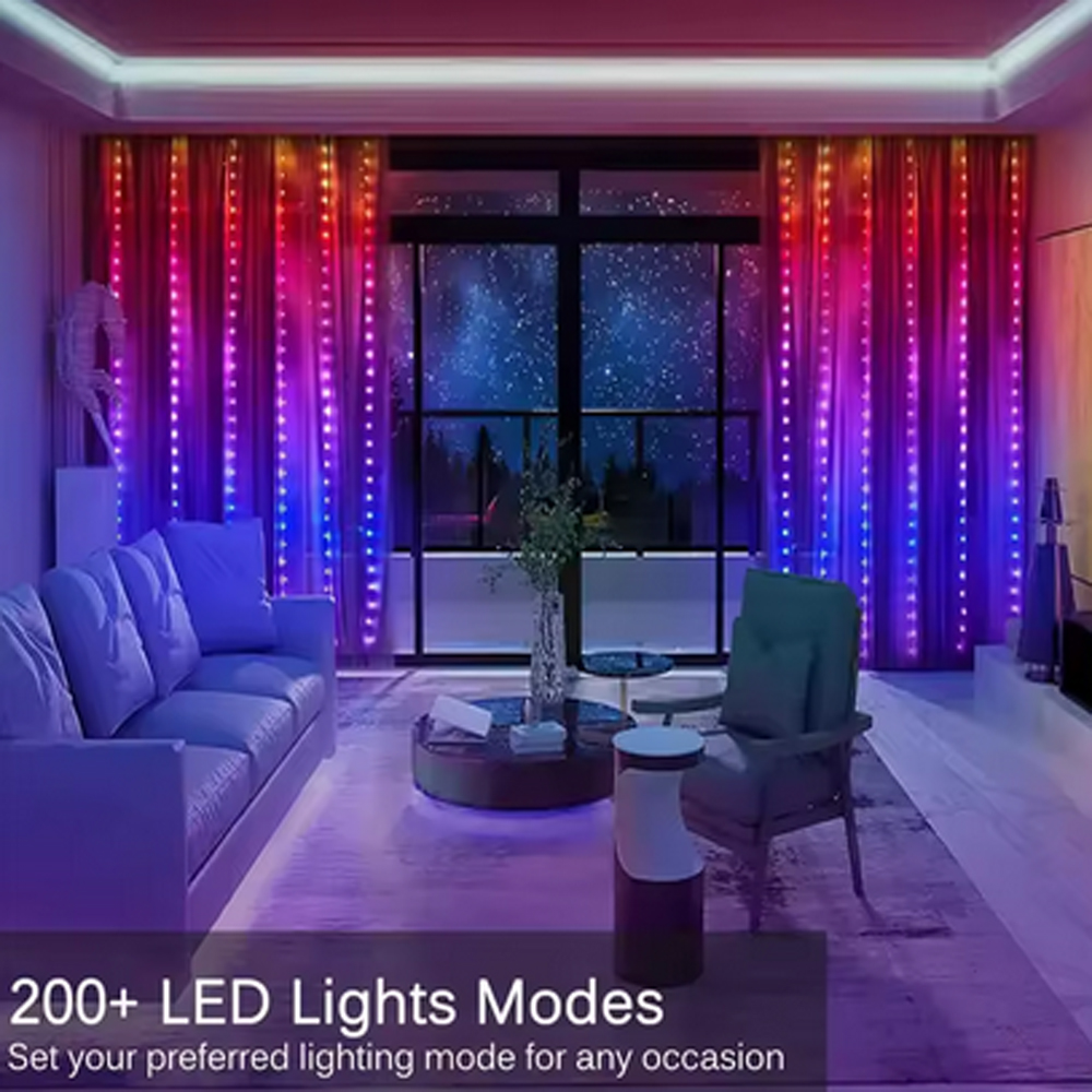 3 メートル RGB スマート LED カーテンライトクリス - Led Fairy String Lights のレビューと価格