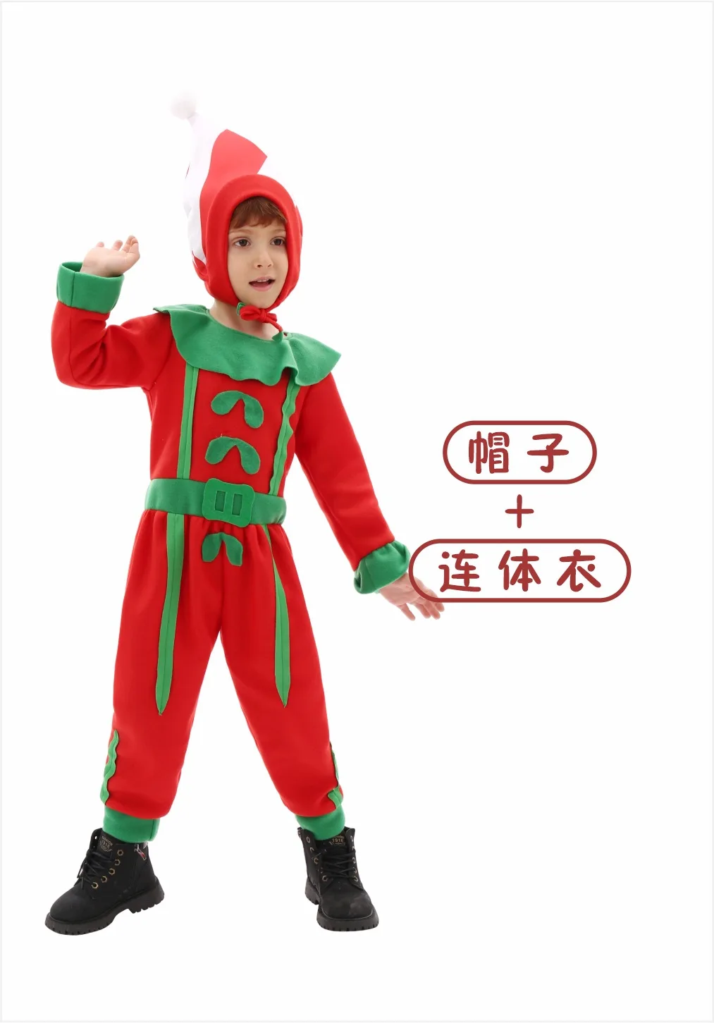 クリスマスコスプレ衣装 子供用パフォーマンス衣装 クリスマス - Elf Costume Christmas のレビューと価格