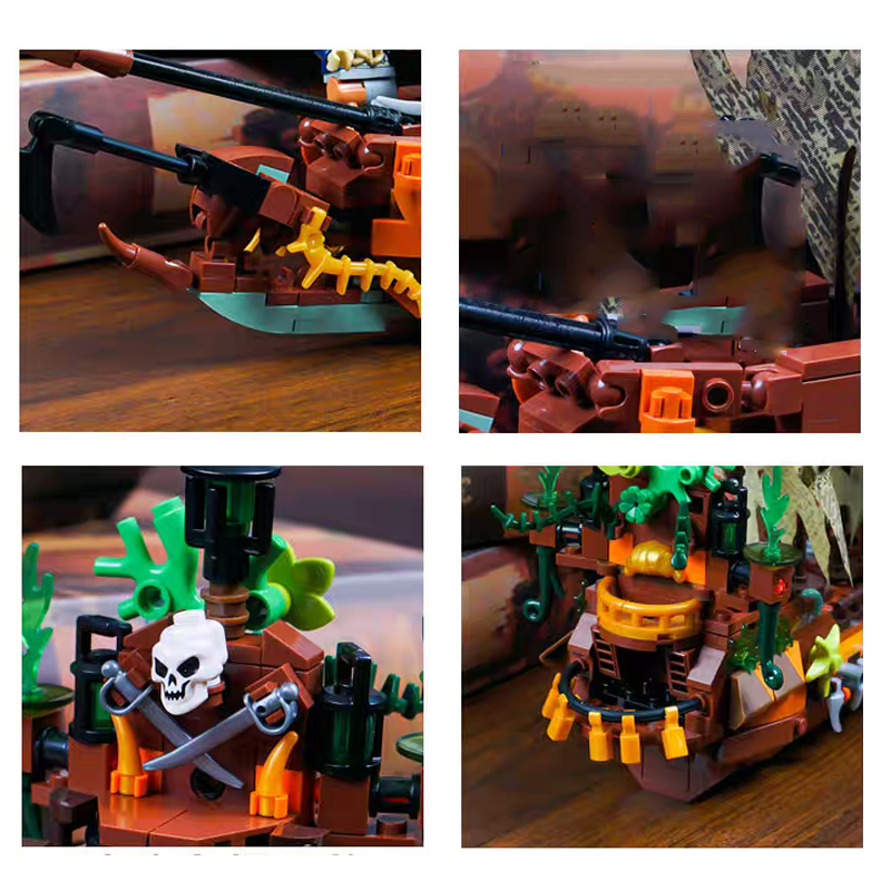 クリエイティブ MOC 海賊船船ビルディングブロック市レンガ - Lego Set Creator のレビューと価格