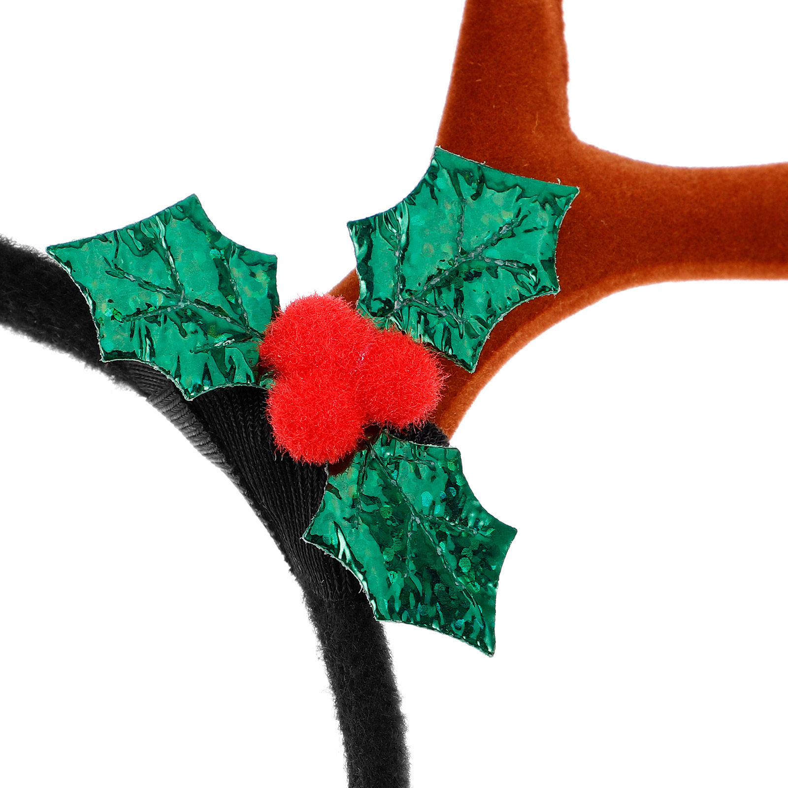 大きなお祭り用トナカイの角のヘッドバンド、リアルなフロッキン - Reindeer Antlers Headband のレビューと価格